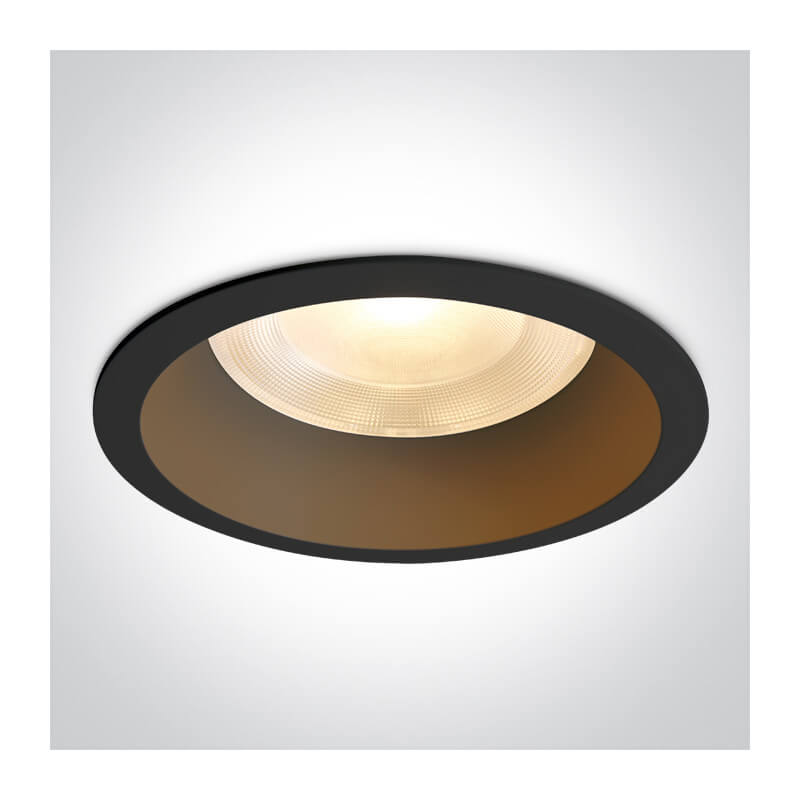 ĮLEIDŽIAMAS LED ŠVIESTUVAS ONE LIGHT 10135G/B/V 35W CCT JUODAS