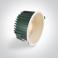 ĮLEIDŽIAMAS LED ŠVIESTUVAS 10140G/W/V 40W CCT BALTAS kaina