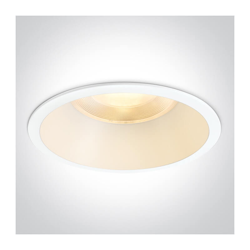 ĮLEIDŽIAMAS LED ŠVIESTUVAS ONE LIGHT 10140G/W/V 40W CCT BALTAS