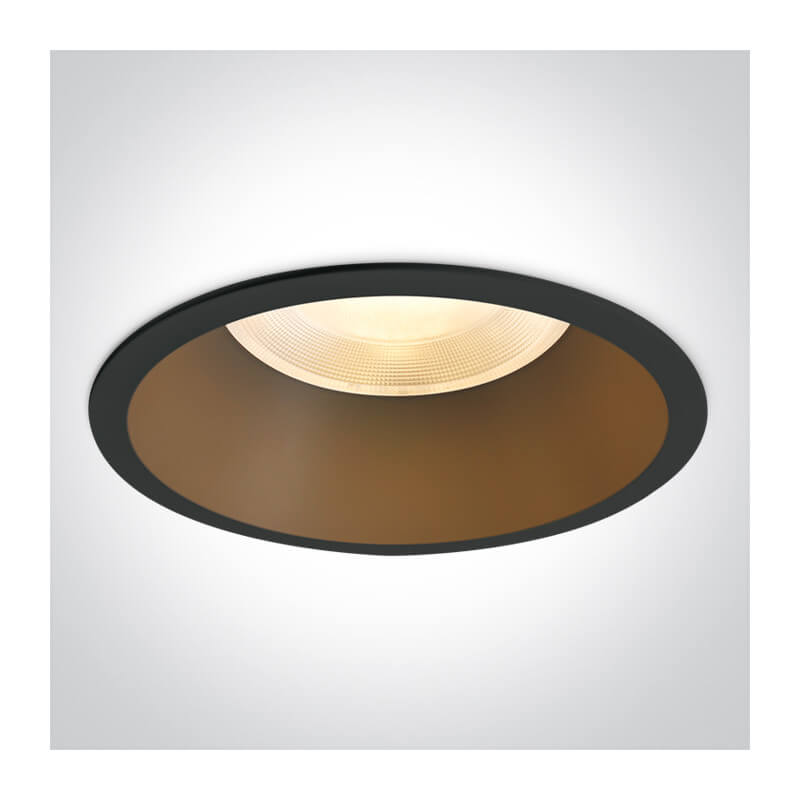 ĮLEIDŽIAMAS LED ŠVIESTUVAS ONE LIGHT 10140G/B/V 40W CCT JUODAS