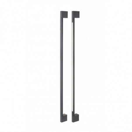 SIENINIS LED ŠVIESTUVAS AZZARDO GUSTO H120 12W JUODAS AZ6837