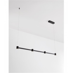 PAKABINAMAS LED ŠVIESTUVAS PUIZE L118 24W JUODAS kaina
