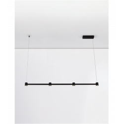 PAKABINAMAS LED ŠVIESTUVAS PUIZE L118 24W JUODAS pigiau