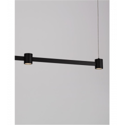 PAKABINAMAS LED ŠVIESTUVAS PUIZE L118 24W JUODAS skubiai