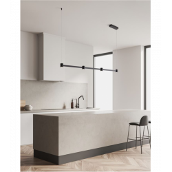 PAKABINAMAS LED ŠVIESTUVAS PUIZE L118 24W JUODAS atsiliepimai