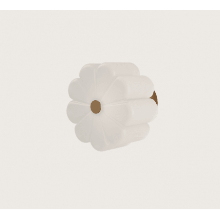 SIENINIS ŠVIESTUVAS AROMAS FLOW BALTAS | AUKSO SPALVOS A1339/ORO