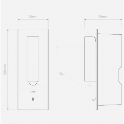 Įleidžiamas LED šviestuvas FUSE 3 3,5W žalvario spalvos internetu
