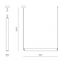 PAKABINAMAS LED ŠVIESTUVAS TUBE L86 20W AUKSO SPALVOS internetu