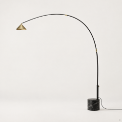 PASTATOMAS LED ŠVIESTUVAS HINOO 13W AUKSO SPALVOS | JUODAS