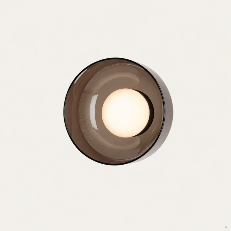 SIENINIS LED ŠVIESTUVAS AROMAS IPON 10W JUODAS | RUDAS A1316/NEG/VER