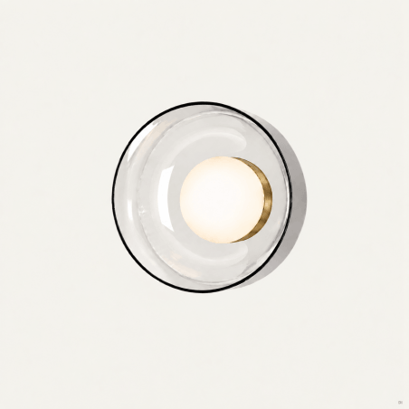 SIENINIS LED ŠVIESTUVAS AROMAS IPON 10W AUKSO SPALVOS | SKAIDRUS A1316/ORO/TRAN
