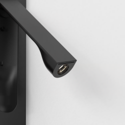 SIENINIS LED ŠVIESTUVAS KETA 3,2W USB-C JUODAS skubiai