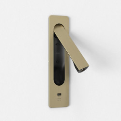 SIENINIS LED ŠVIESTUVAS KETA 3,2W USB-C AUKSO SPALVOS