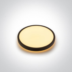 LUBINIS LED ŠVIESTUVAS 62002BD/W/V D40 30+3W CCT JUODAS DIM