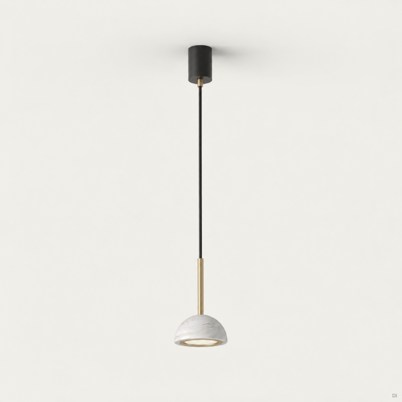 PAKABINAMAS LED ŠVIESTUVAS AROMAS DUSSA 9W AUKSO SPALVOS | BALTAS C1307/1/ORO