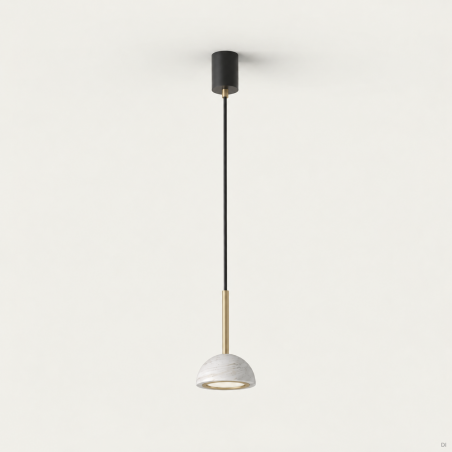 PAKABINAMAS LED ŠVIESTUVAS AROMAS DUSSA 9W AUKSO SPALVOS | BALTAS C1307/1/ORO