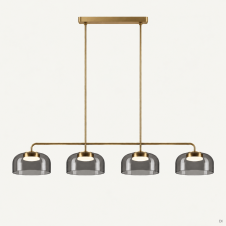 PAKABINAMAS LED ŠVIESTUVAS AROMAS IPON C1316/4/ORO/GREY