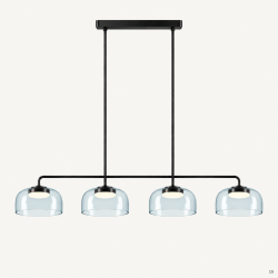 PAKABINAMAS LED ŠVIESTUVAS IPON 40W JUODAS | MĖLYNAS