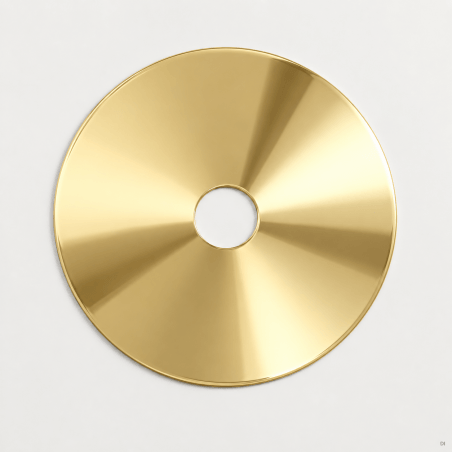 METALINIS ŽIEDAS D25 BLIZGAUS AUKSO SPALVOS AROMAS 1038/25/ORO BRILLO