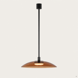 PAKABINAMAS LED ŠVIESTUVAS BETTY D40 10W JUODAS | GINTARO SPALVOS