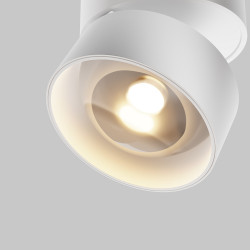 LUBINIS KRAIPOMAS LED ŠVIESTUVAS LENS 12W BALTAS pigiau