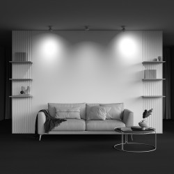 LUBINIS KRAIPOMAS LED ŠVIESTUVAS LENS 12W JUODAS atsiliepimai