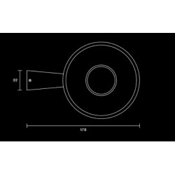 SIENINIS ŠVIESTUVAS APOLLO 24 PILKAS kaina