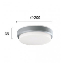 LUBINIS / SIENINS LED  LED šviestuvas LEROS PLUS kaina