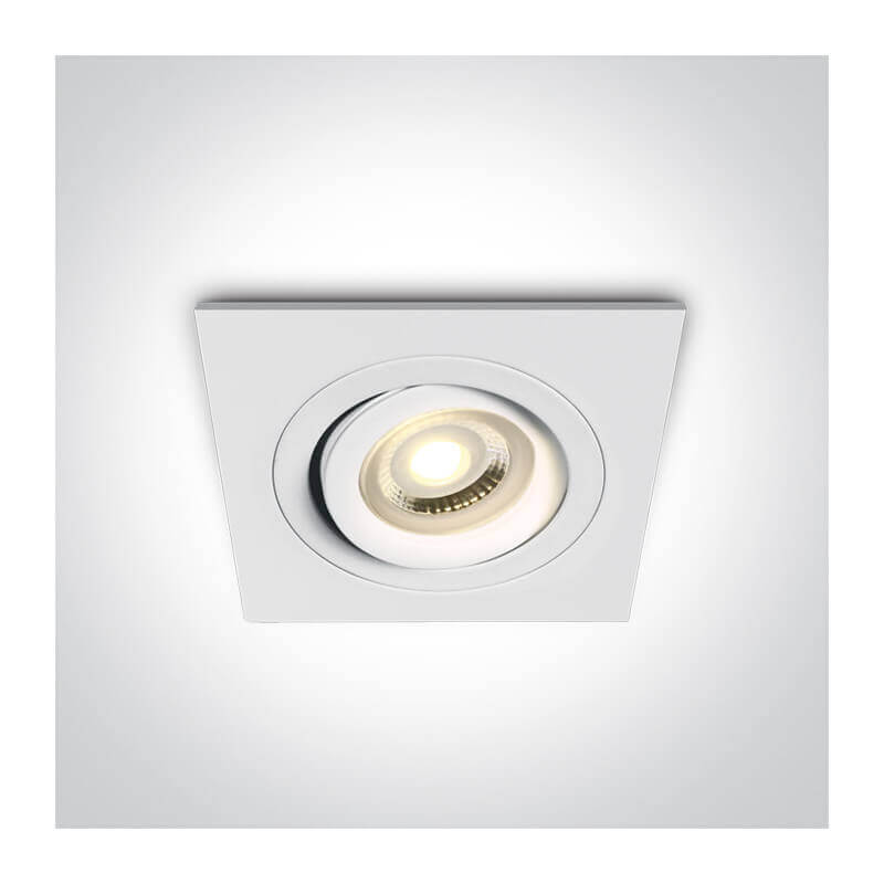 Šviestuvas įleidžiamas One Light Dual Ring 51105ABG/W