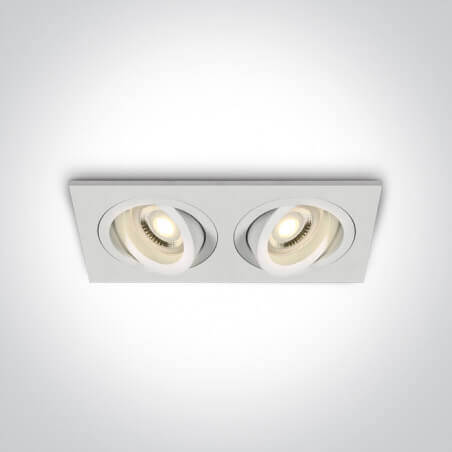 Šviestuvas įleidžiamas One Light Dual Ring 51205ABG/W