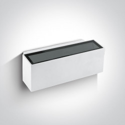 Sieninis LED šviestuvas 2x6W LED W/W