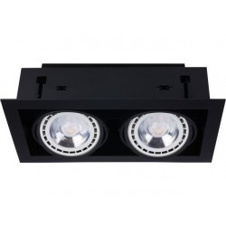 ĮLEIDŽIAMAS KRAIPOMAS ŠVIESTUVAS DOWNLIGHT 2 ES111 JUODAS