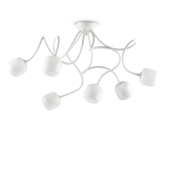 LUBINIS ŠVIESTUVAS OCTOPUS 6 BALTAS