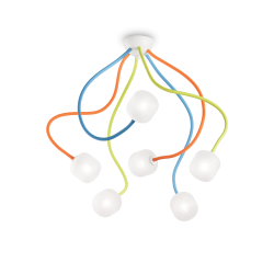 LUBINIS ŠVIESTUVAS OCTOPUS 6 MULTICOLOR
