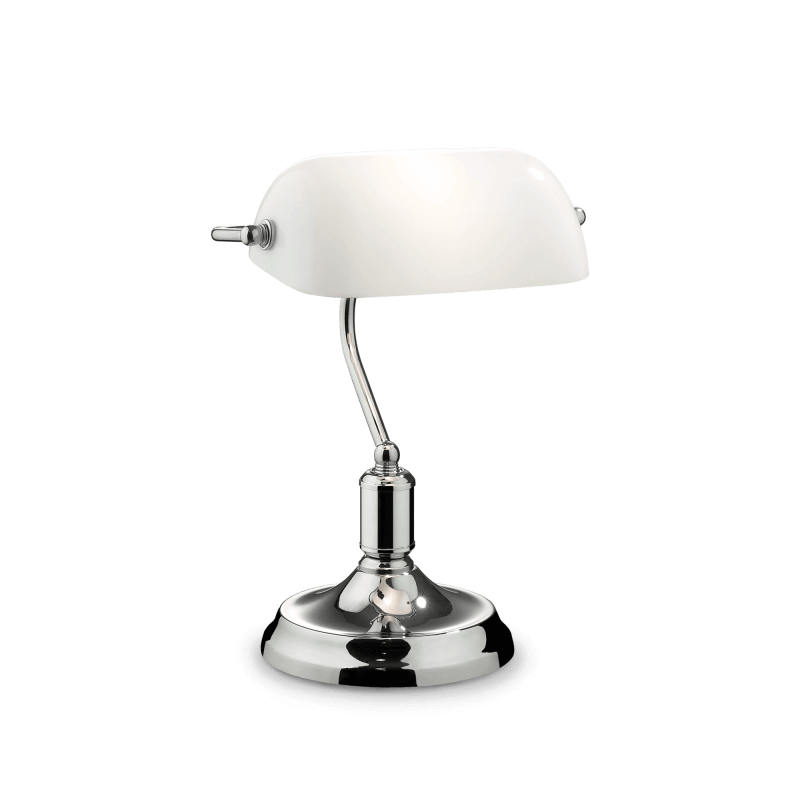 Šviestuvas stalinis LAWYER TL1 CHROME IDEAL LUX 045047