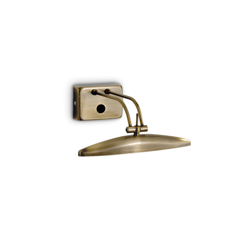 Šviestuvas sieninis MIRROR-20 AP2 BRASS IDEAL LUX 017327