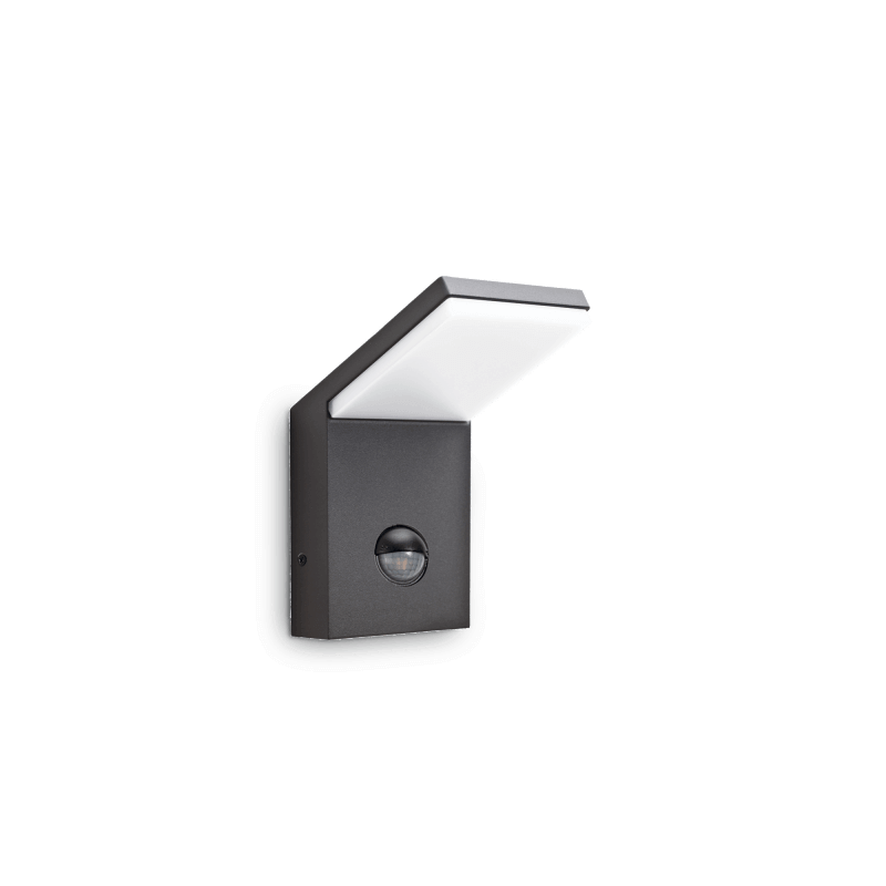 Šviestuvas LED SIENINIS STYLE SU JUDESIO DAVIKLIU 4000K ANTRACITO SPALVOS IDEAL LUX 221519