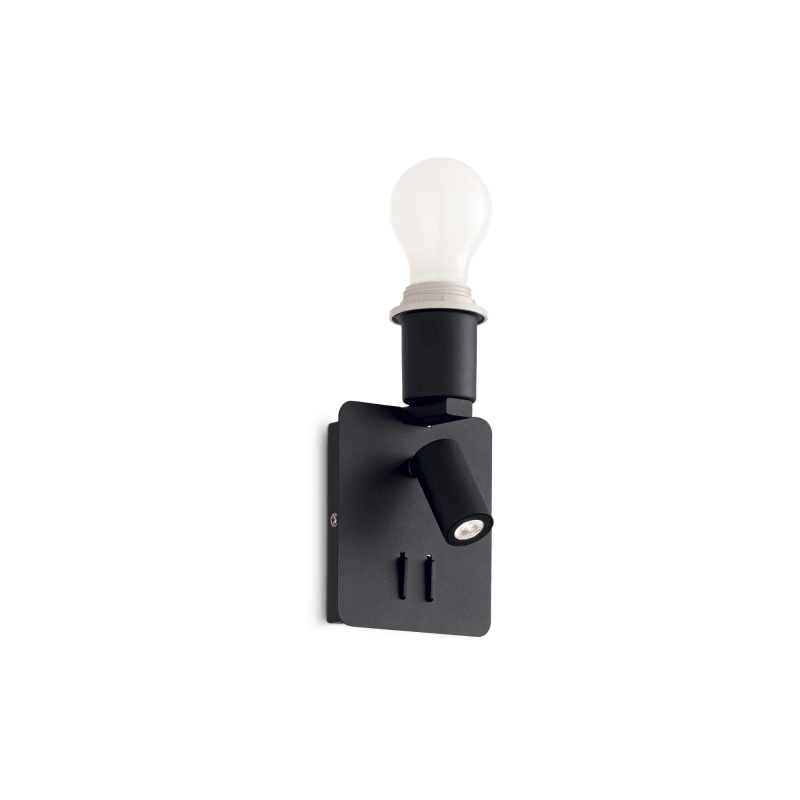 Šviestuvas sieninis GEA MAP2 SQUARE BLACK IDEAL LIUX 239545
