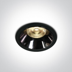 ĮLEIDŽIAMAS LED ŠVIESTUVAS SPOT 10112DC/B/W 12W 3000K JUODAS