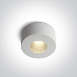 Lubinis LED šviestuvas apvalus baltas V/W