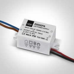 Maitinimo šaltinis LED 1,5-6W 700mA 89006PA