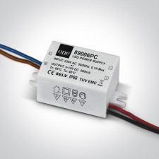 Maitinimo šaltinis LED 1,5-6W 500mA 89006PC