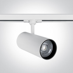 LED šviestuvas 3Ph šviestuvų sistemai COB LED 2CT/W/W