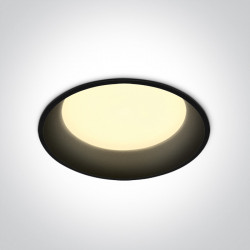 ĮLEIDŽIAMA LED PANELĖ 10122D/B/W 22W D17,5 3000K JUODA