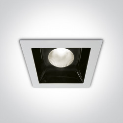 ĮLEIDŽIAMAS COB LED ŠVIESTUVAS 50130B/W/C 30W 4000K BALTAS | JUODAS