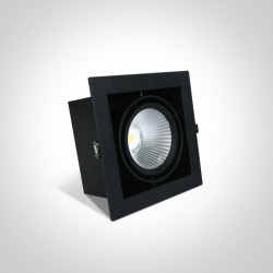 ĮLEIDŽIAMAS COB LED ŠVIESTUVAS 51130/B/W 30W 3000K JUODAS kaina