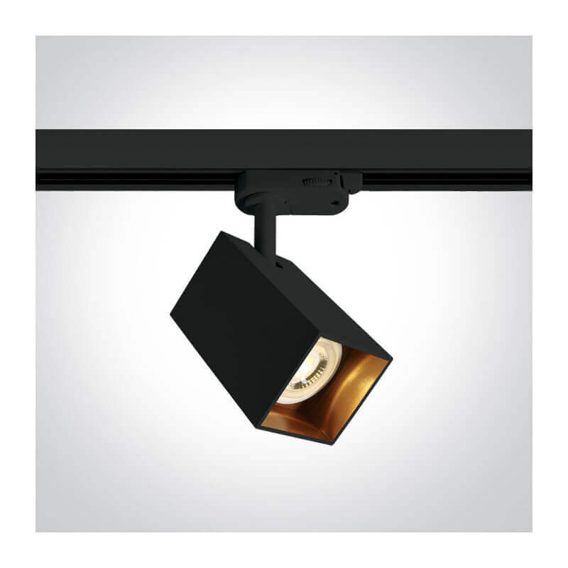 Šviestuvas 3Ph šviestuvų sistemai One Light 65105NAT/B JUODAS