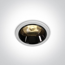 ĮLEIDŽIAMAS LED ŠVIESTUVAS 10106DC/W/W 6W D6,2 BALTAS | JUODAS