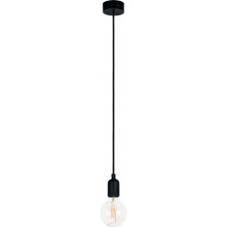 Pakabinamas šviestuvas SILICONE JUODAS
