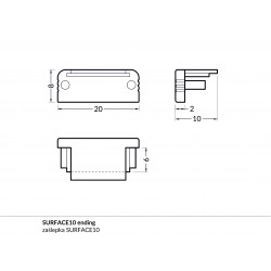 ANTGALIAI SURFACE10 gen2 BALTI kaina